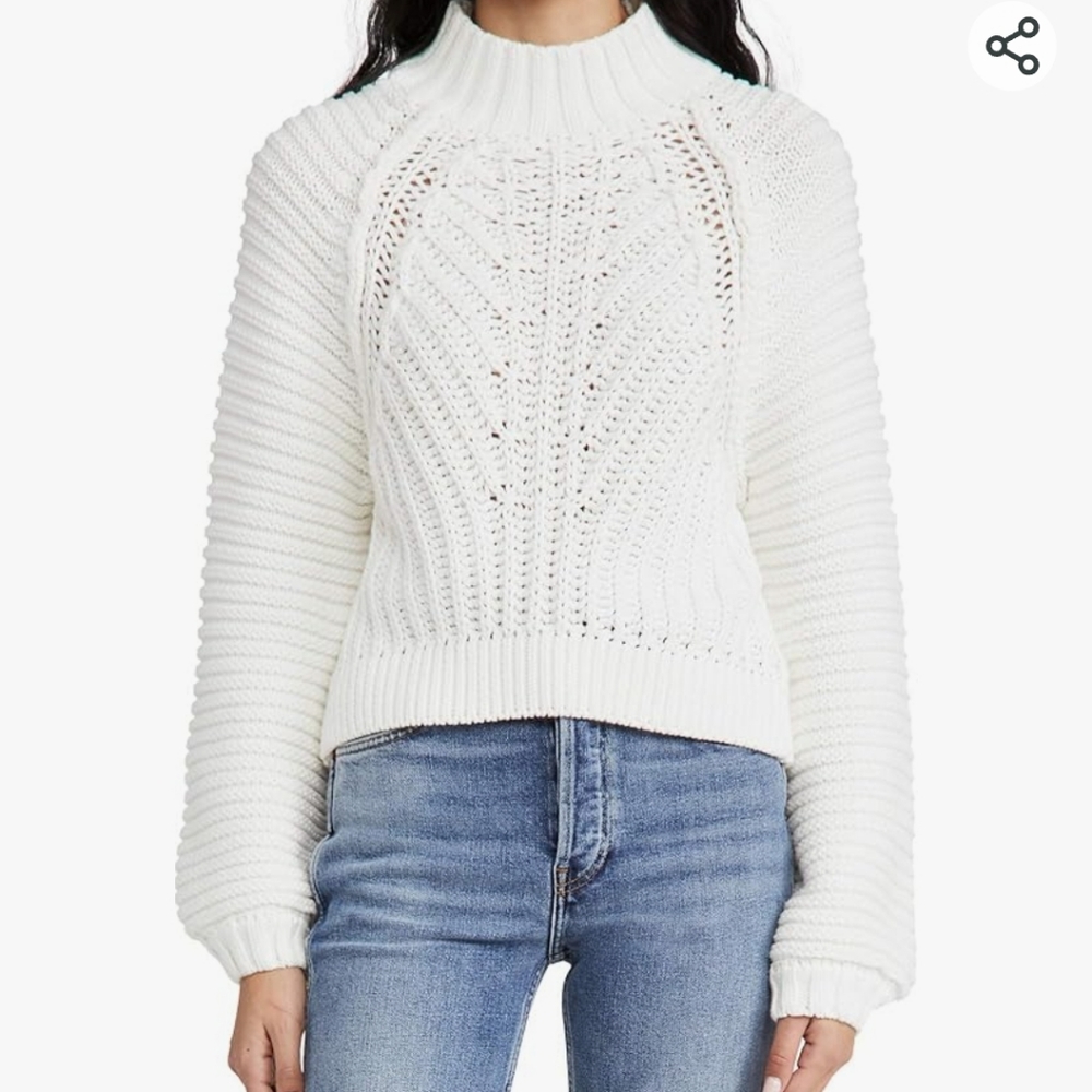 NWOT Free People Sweetheart Sweater - Picture 3 of 10